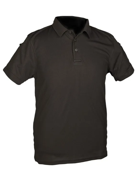 Polo Tactique  S/S Qickdry (Black) Mil-Tec