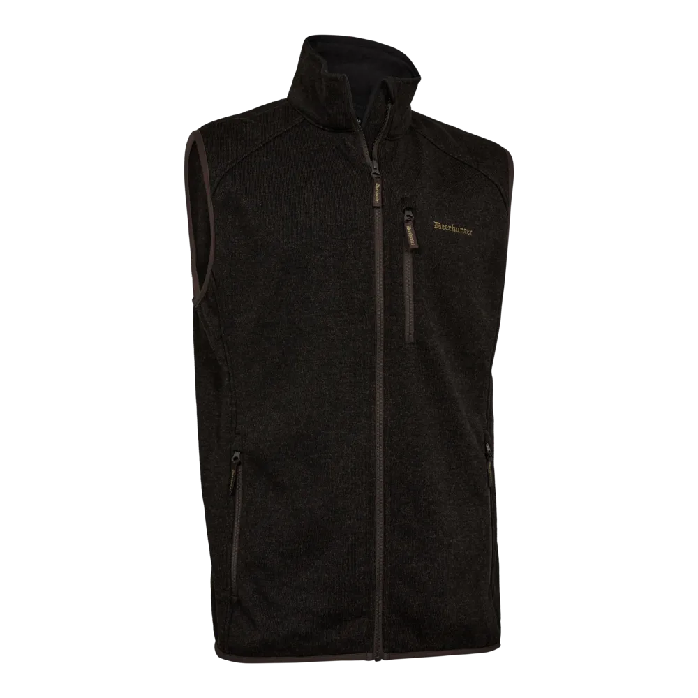 Moor Knitted Waistcoat (Brown Leaf) Deerhunter
