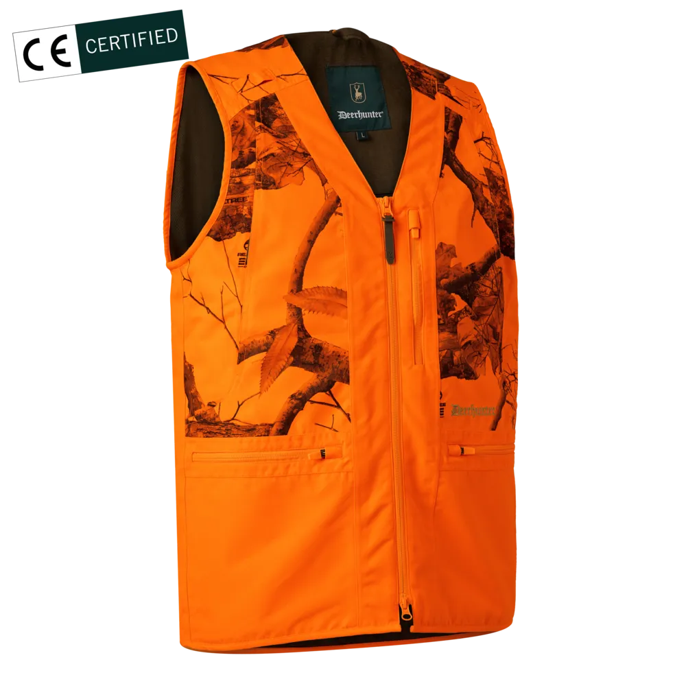 [4787-83-XS] Eagle Waistcoat (Realtree Edge Safety Orange) Deerhunter (XS)