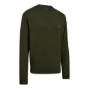 Harrington O-neck Knit (Brown Melange) Deerhunter