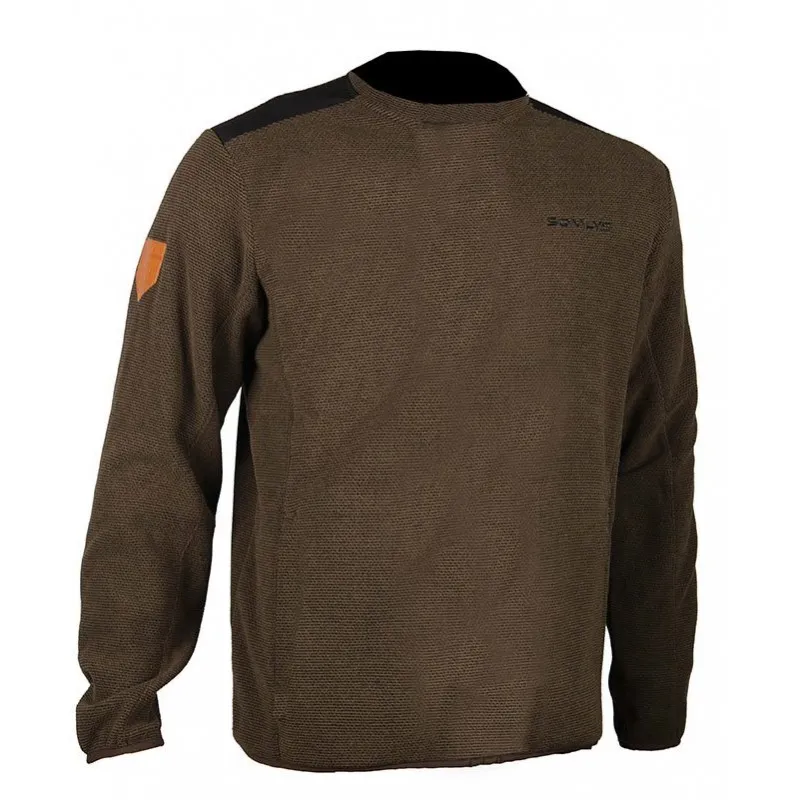 [151] Green Round Neck Sweater - Somlys (L)