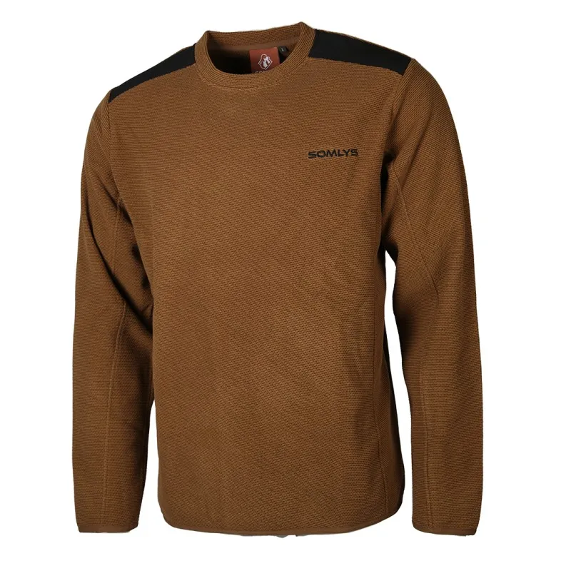 [153] Pull col rond beige - Somlys 153 (XL)