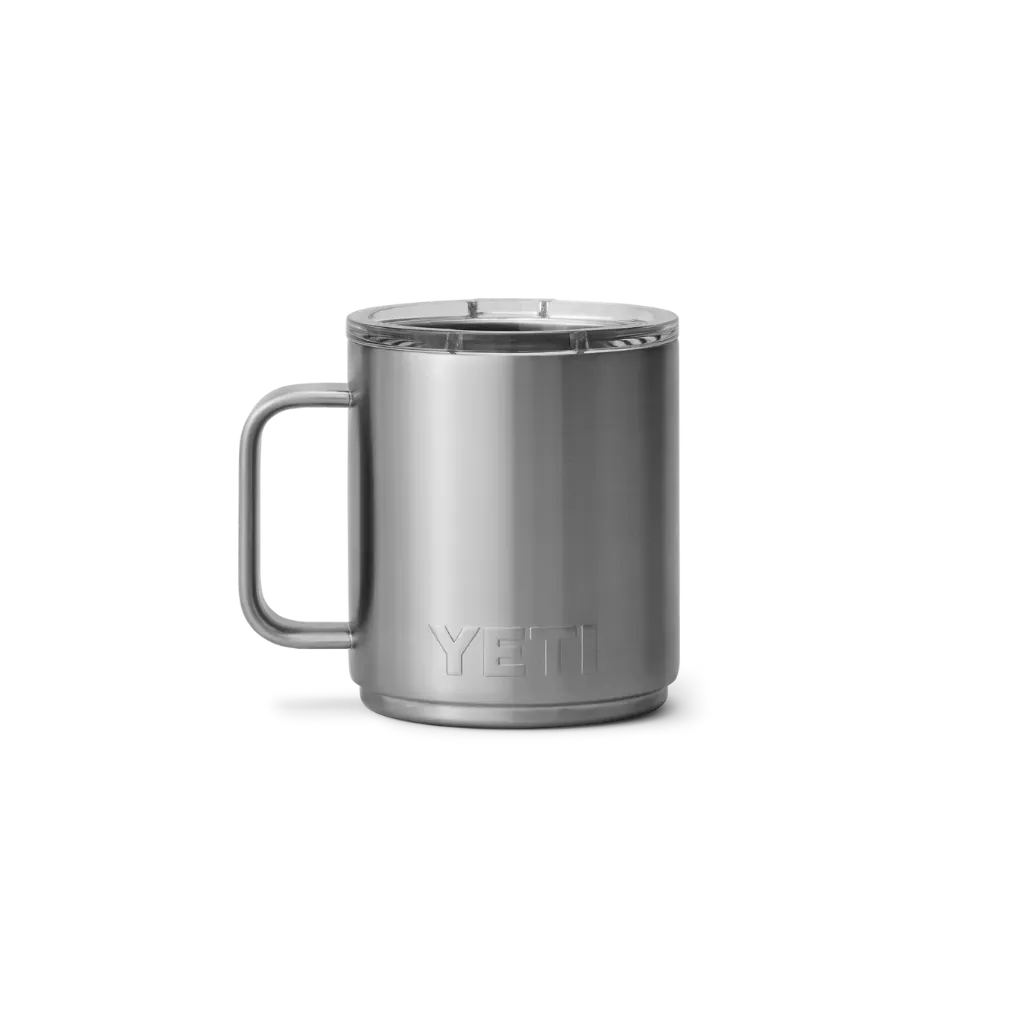 Rambler 10oz (295ml) Mug w/ Durasip Ceramic Lining - Yeti (Stainless Steel)