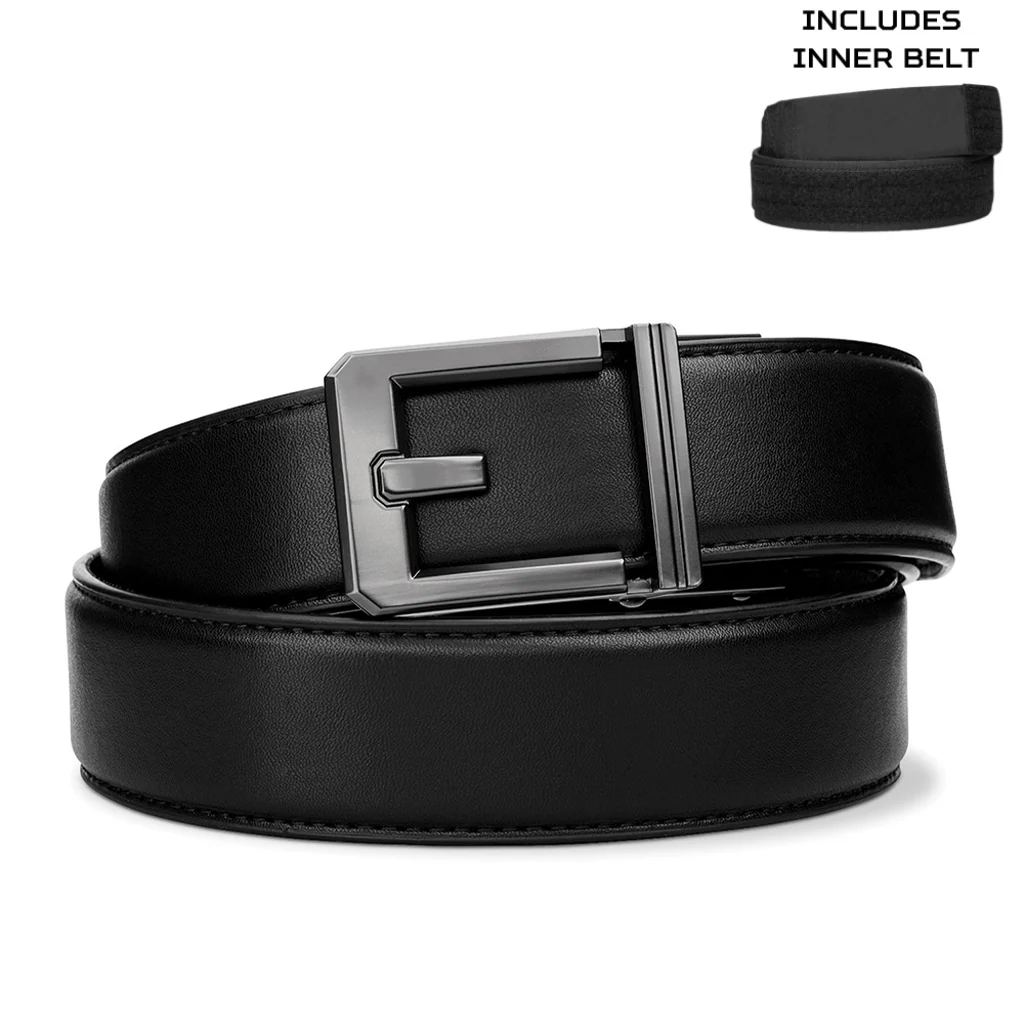 [X3-EXECBLK-PADINR] Kore EP Black Armortek Belt 1.5" Complete Kit - X3 Gun metal Buckle (Padded Reinforced Inner Belt)