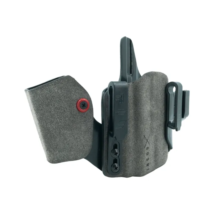[SL_ICH_G1719_M1_ LH-1-1-GRY] Incog X Holster for Glock G17/19 Non Light w/Mag Caddy (Grey) - Haley Strategic/Safariland (Left Hand)