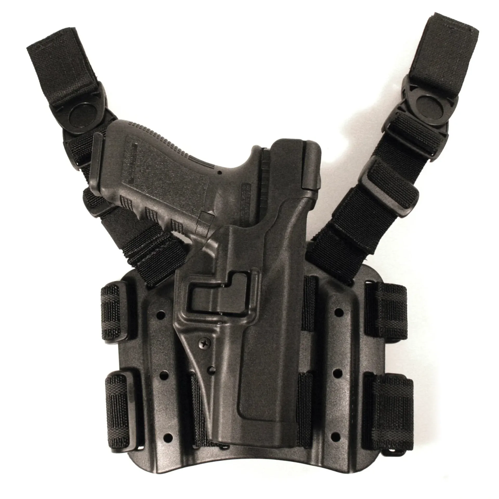 [430600BK-L] Serpa Level 3 Tactical Holster for Glock 17/19/22/23/31/32 - Blackhawk (Linkshandig)