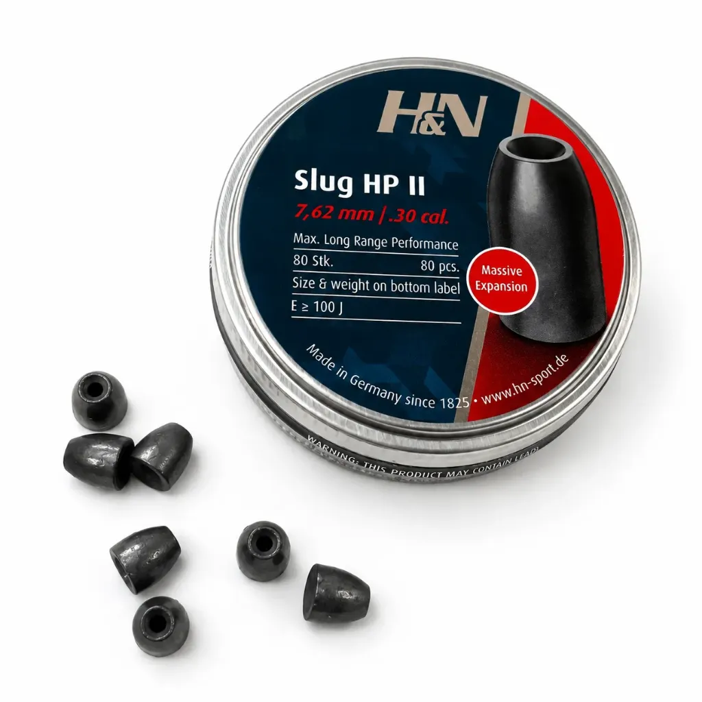 Plomb H&N Slug HPll 7.62mm cal.30 L.R. Performance Massive Exp. (80pcs)