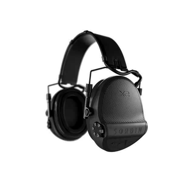 [301004-10G] Supreme X2 Headset w/Leather Headband and Gel Cushions (Black) - Sordin