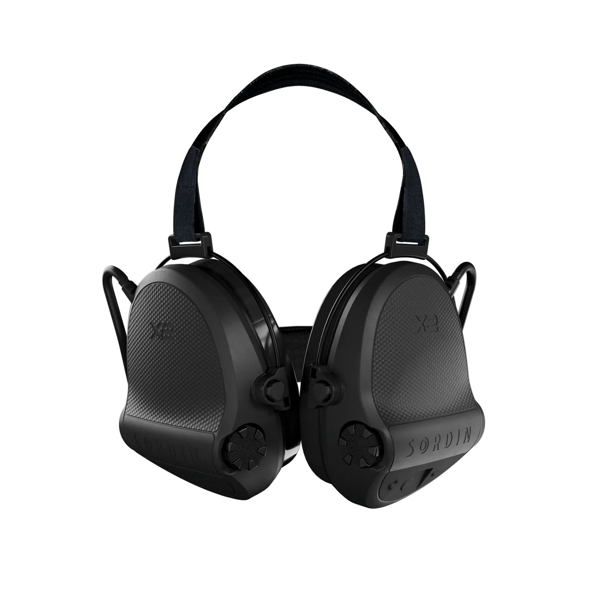Supreme X2 Headset w/Neckband and Gel Cushions (Black) - Sordin