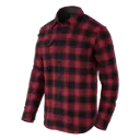 Greyman Shirt - Nylon Sorona® Blend (Coral Crimson Checkered) - Helikon-Tex