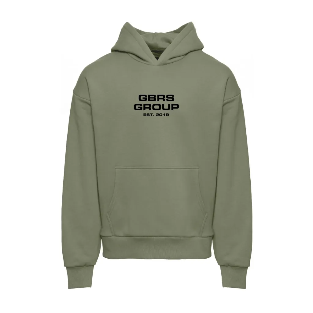 Instructor Oversized Pullover Hoodie (Olive/Black) - GBRS Group