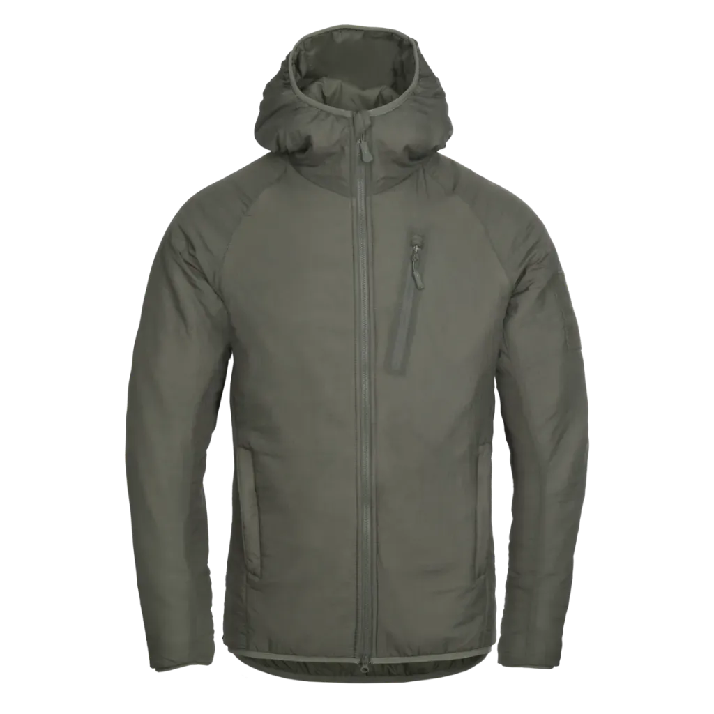 [KU-WLH-NL-09-B03] Wolfhound Hoodie Jacket Windpack Nylon (Taiga Green) - Helikon-Tex (Small)