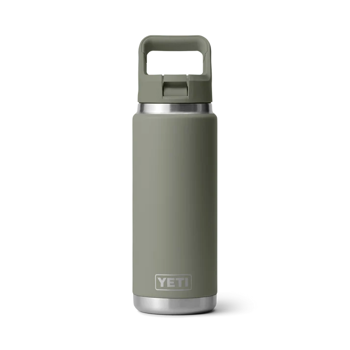 Rambler 26 oz (769 ml) Bottle w/Colour Matched Straw Cap - Yeti (Pampa Green)