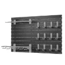 Wall Rack System - 10 Panels (Black) Savior Equipment