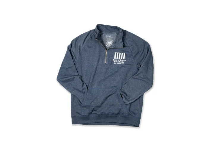 Quarter Zip Lightweight Fleece (Heather Navy) Sons Of Liberty