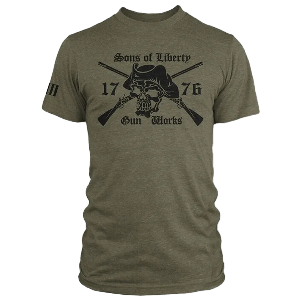 Logo Shirt Sons Of Liberty (Ranger groen, XXL)