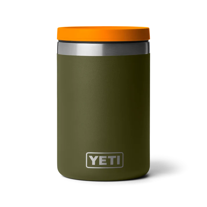 [70000007291] Rambler 16 oz (473 ml) Food Jar - Yeti (Olive/King Crab Orange)