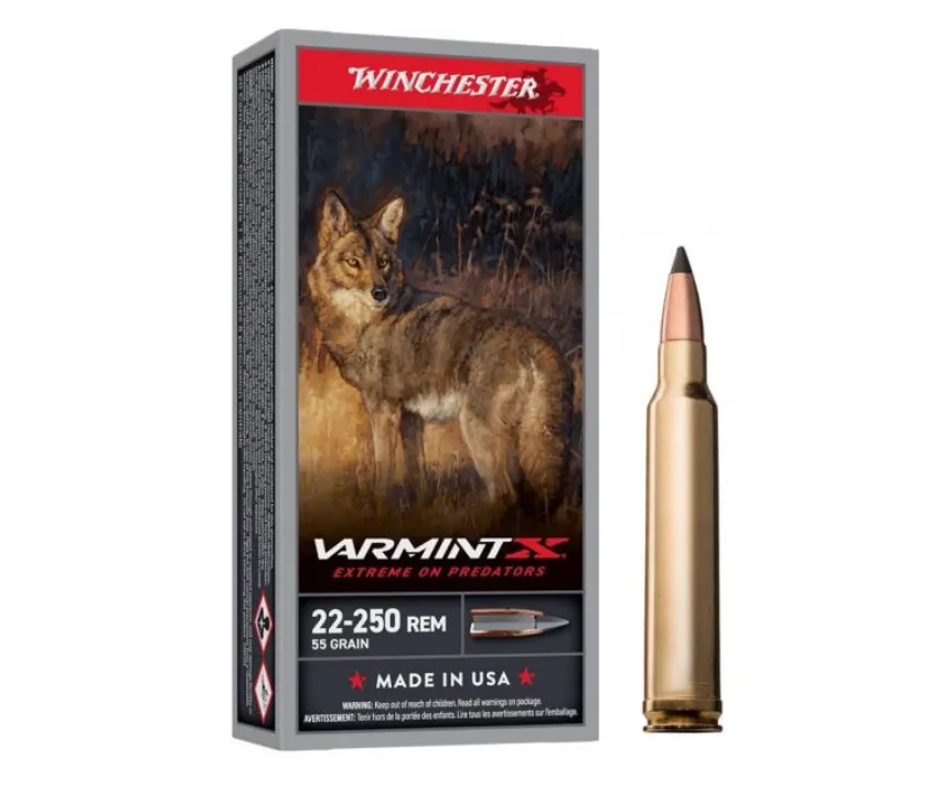 Varmint X 22-250Rem - 55gr (boîte de 20)