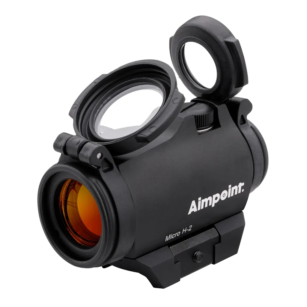 Micro H-2 2 MOA - Red dot reflex sight with Standard Mount for Weaver / Picatinny (Black) Aimpoint
