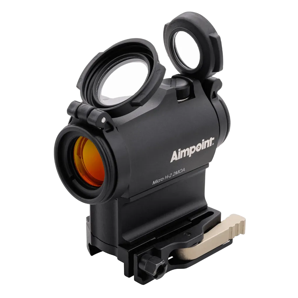 Micro H-2 2 MOA - Red dot reflex sight with 39 mm spacer and LRP mount (Black) Aimpoint