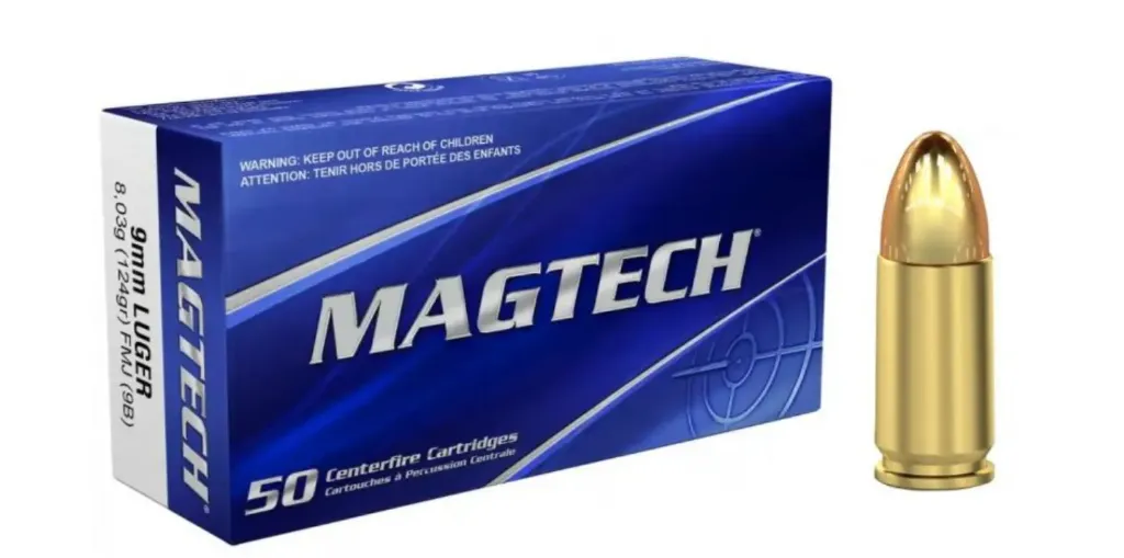 [770646] Magtech 9mm - 115 grains (50 Rounds)