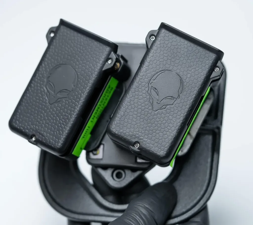 Double Cloak Mag Carrier for Double Stack .45 ACP /10mm auto (Black) Alien Gear
