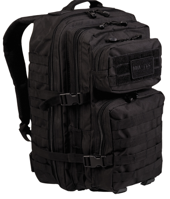 [14002702] US Assault Large Backpack (Black) Mil-Tec
