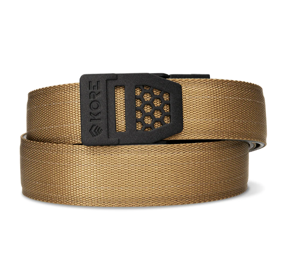 [X6B-TACCOY] Coyote Tactical Gun Belt 1.5" X6 Black Buckle 24-54"